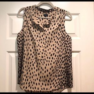 JCrew Leopard Top